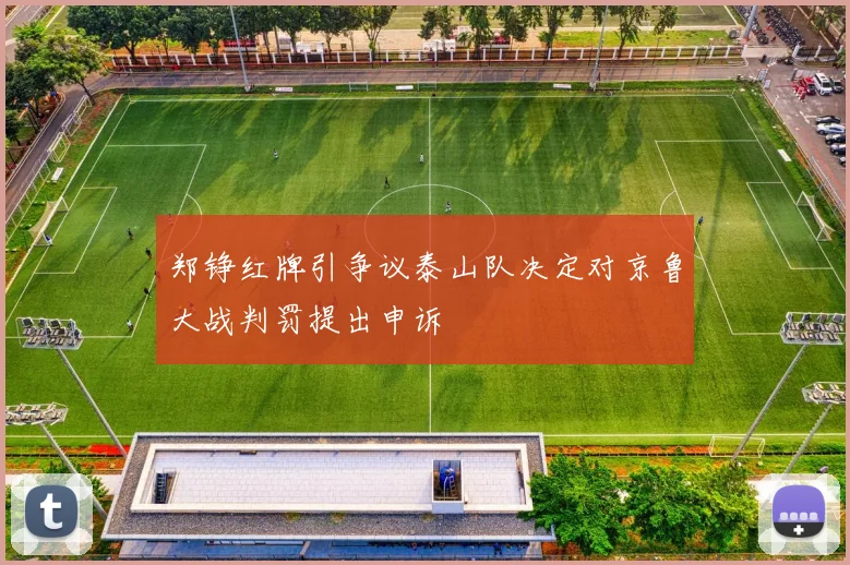 郑铮红牌引争议泰山队决定对京鲁大战判罚提出申诉